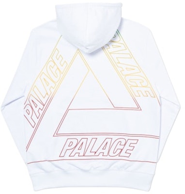 Palace Linear Triple Fade Hood Putih Order Palace Linear Triple Fade Hood Putih