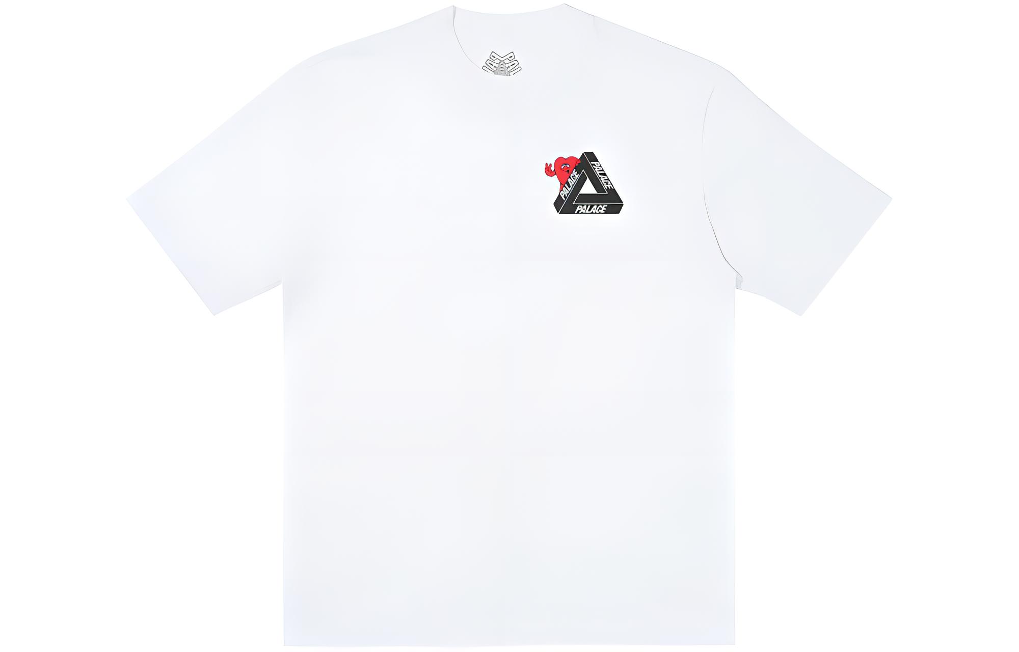 Buy PALACE Logo Graphic Crewneck Short Sleeve T-Shirt White Unisex SS24. P26TS026