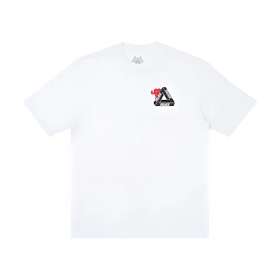 PALACE Logo Graphic Crewneck Short Sleeve T-Shirt White Unisex SS24. P26TS026