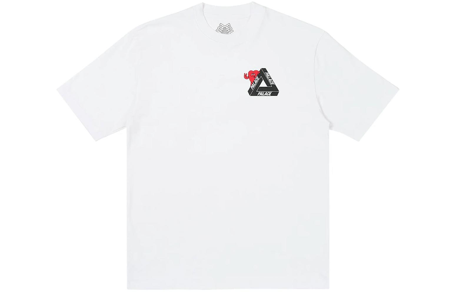 Order PALACE Logo Graphic Crewneck Short Sleeve T-Shirt White Unisex SS24. P26TS026