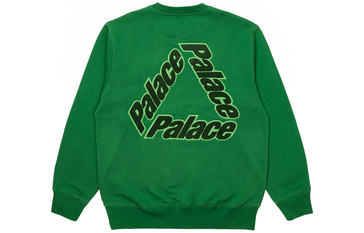 PALACE Logo Graphic Green Crewneck Sweatshirt Unisex P20CS011