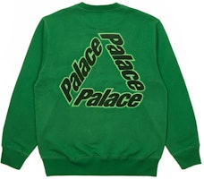 PALACE Logo Graphic Green Crewneck Sweatshirt Unisex P20CS011 PALACE Logo Graphic Green Crewneck Sweatshirt Unisex P20CS011