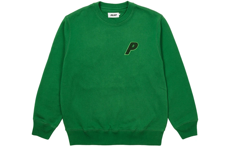 Lookbook PALACE 標誌圖案綠色圓領衛衣 男女皆可穿 P20CS011
