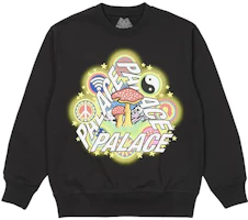 Palace Logo Graphic Sweatshirt Unisex Black P23CW033 Palace Logo Graphic Sweatshirt Unisex Black P23CW033