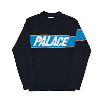 Palace Logo Knit Black