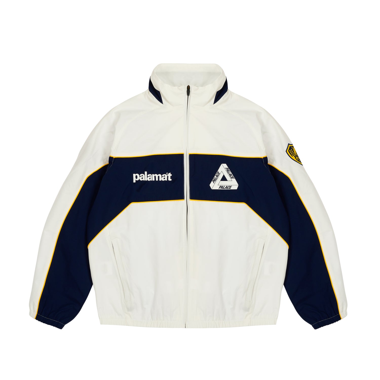 Palace Logo Print Zip-Up High Neck Jacket Unisex Casual Style P27JK019