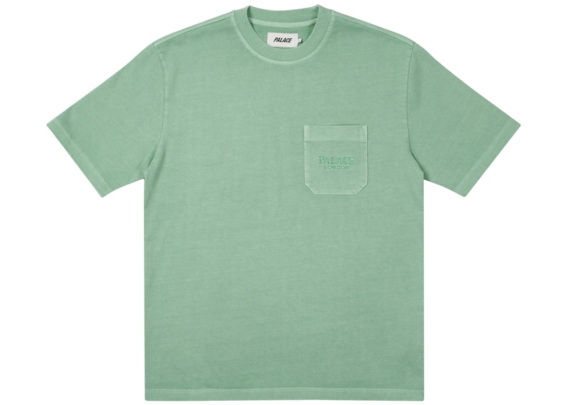 Buy PALACE LONDON HEAVY POCKET T-SHIRT GREEN