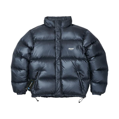 PALACE London Navy Puffa Down Jacket Winter Casual Outerwear Blue P22JK125