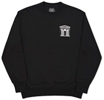 Palace London Stronghold Crew Black Palace London Stronghold Crew Black