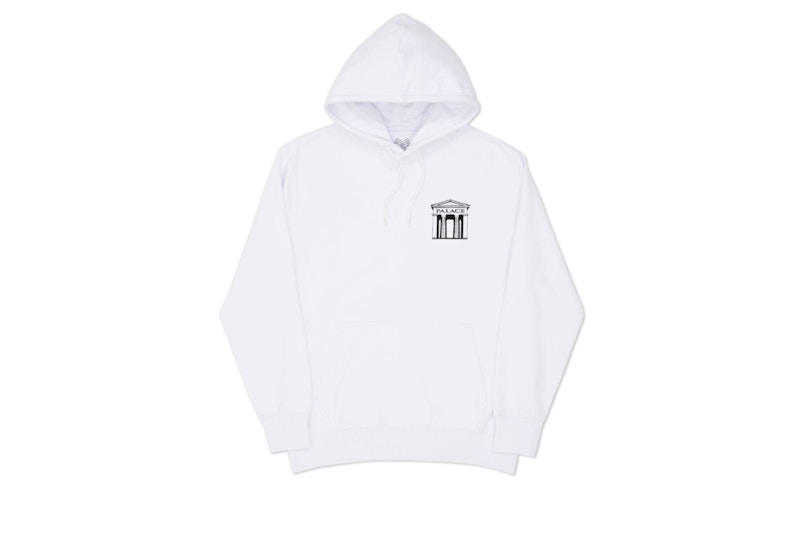 Buy 倫敦皇宮白色強襲長帽T