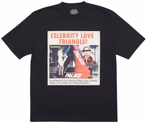Palace Love Triangle T-Shirt Black Buy Palace Love Triangle T-Shirt Black