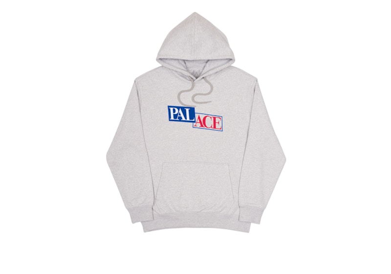 Palace Lovely Hood Grey Marl/Blue/Red