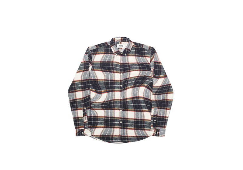 Buy Palace Lumber Waved Shirt Black/White