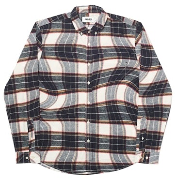 palace-lumber-waved-shirt-black-white