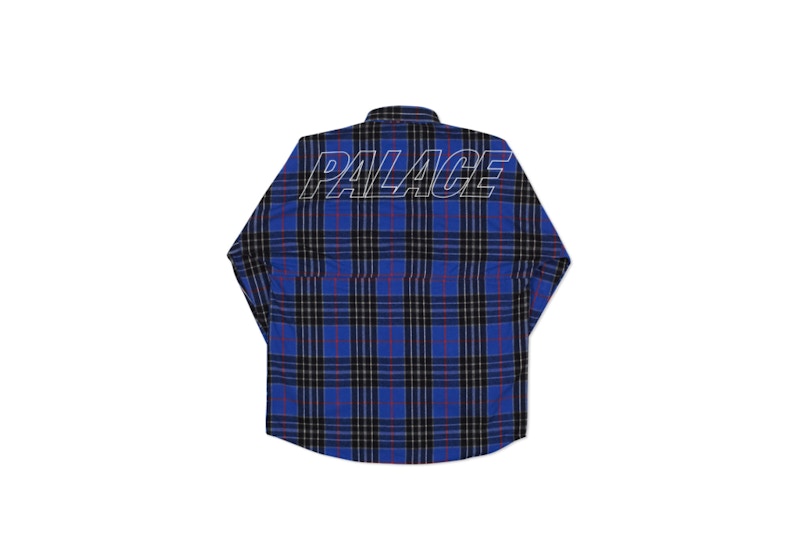 Order Kemeja Palace Lumber Yak Biru