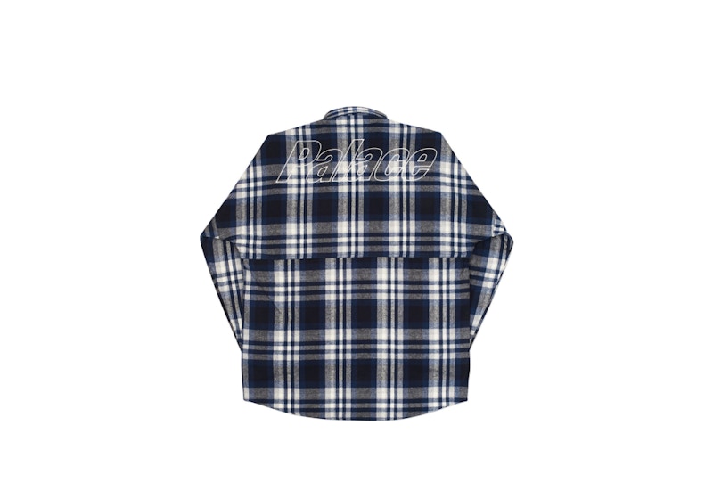 Order Palace Lumber Yak Shirt Navy/Indigo/White