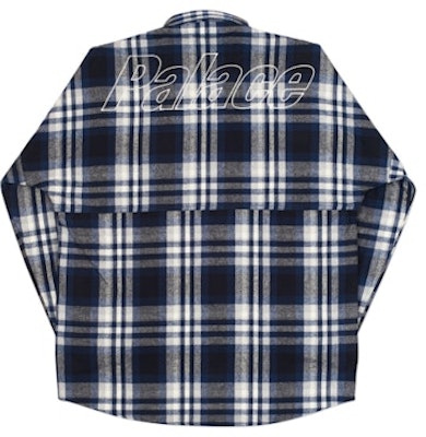 Palace Lumber Yak Shirt Navy/Indigo/White Order Palace Lumber Yak Shirt Navy/Indigo/White