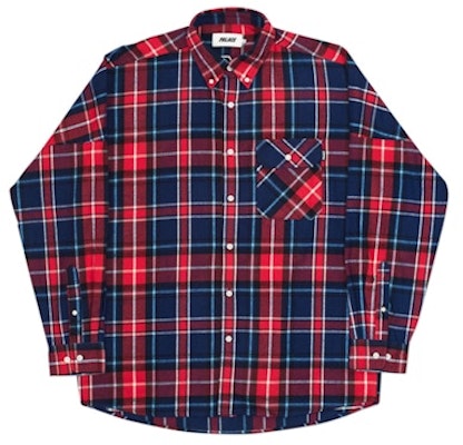 Palace Lumber Yak Shirt Red/Blue/Plum Buy Palace Lumber Yak Shirt Red/Blue/Plum
