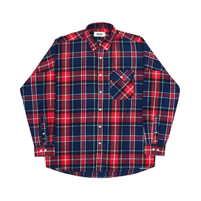 Palace Lumber Yak Shirt Red/Blue/Plum