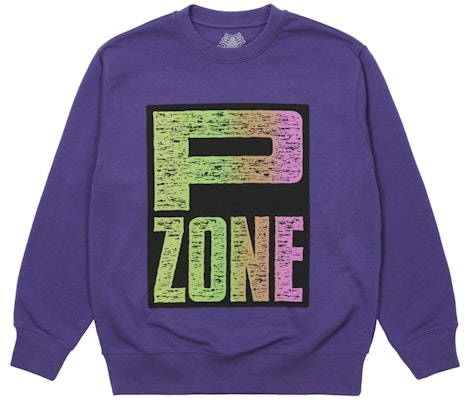 PALACE M-ZONE MUTANT P-ZONE FADE CREW UNGU P20CW013 Buy PALACE M-ZONE MUTANT P-ZONE FADE CREW UNGU P20CW013