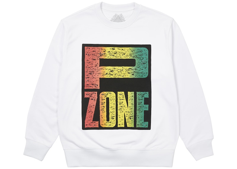 PALACE M-ZONE MUTANT P-ZONE FADE CREW WHITE