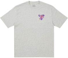 PALACE M-ZONE MUTANT RIPPER T-SHIRT GREY MARL PALACE M-ZONE MUTANT RIPPER T-SHIRT GREY MARL