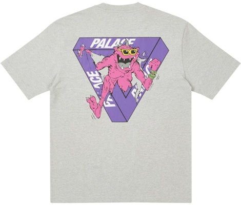 PALACE M-ZONE MUTANT RIPPER T-SHIRT GREY MARL Order PALACE M-ZONE MUTANT RIPPER T-SHIRT GREY MARL