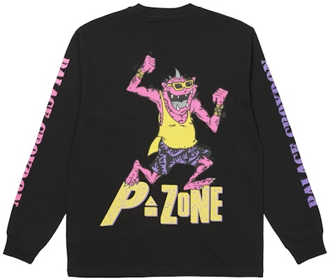PALACE M-ZONE MUTANT STOMP LONGSLEEVE BLACK Order PALACE M-ZONE MUTANT STOMP LONGSLEEVE BLACK