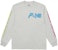 PALACE M-ZONE MUTANT STOMP LONGSLEEVE GREY MARL