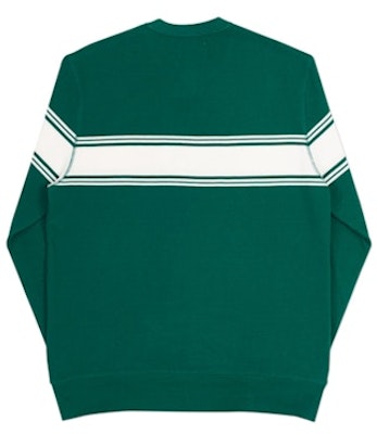 Palace Marina Stripe Pique Crew White/Green Order Palace Marina Stripe Pique Crew White/Green