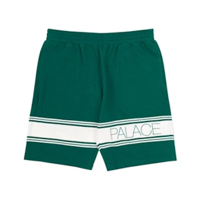 Palace Marina Stripe Pique Shorts White/Green