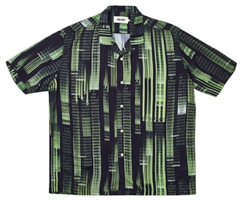 Palace Matrix Shirt Black/Green Buy Palace Matrix Shirt Black/Green