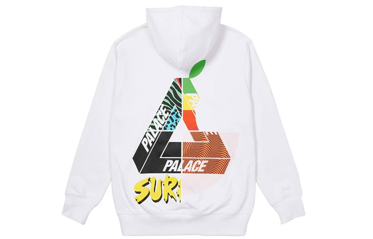 PALACE Max Up White Triangle Logo Hoodie Unisex P20HD035