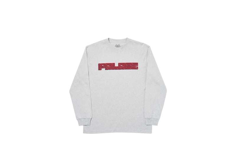 Palace Mazin Longsleeve Grey Marl
