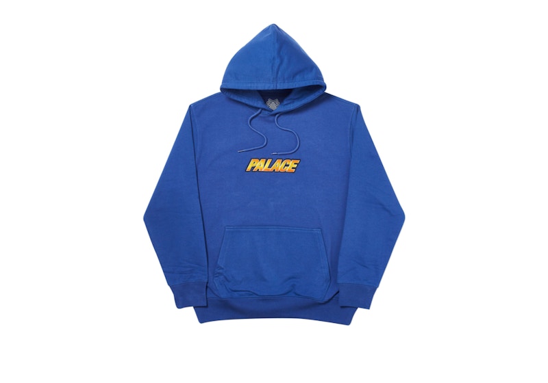 Buy Palace Hoodie Biru Metalik