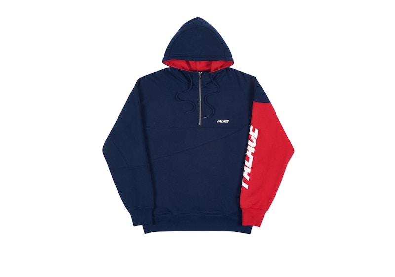 Palace Metric Hood Navy/Red