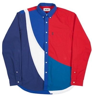 Palace Mixture Shirt Red/White/Blue Buy Palace Mixture Shirt Red/White/Blue