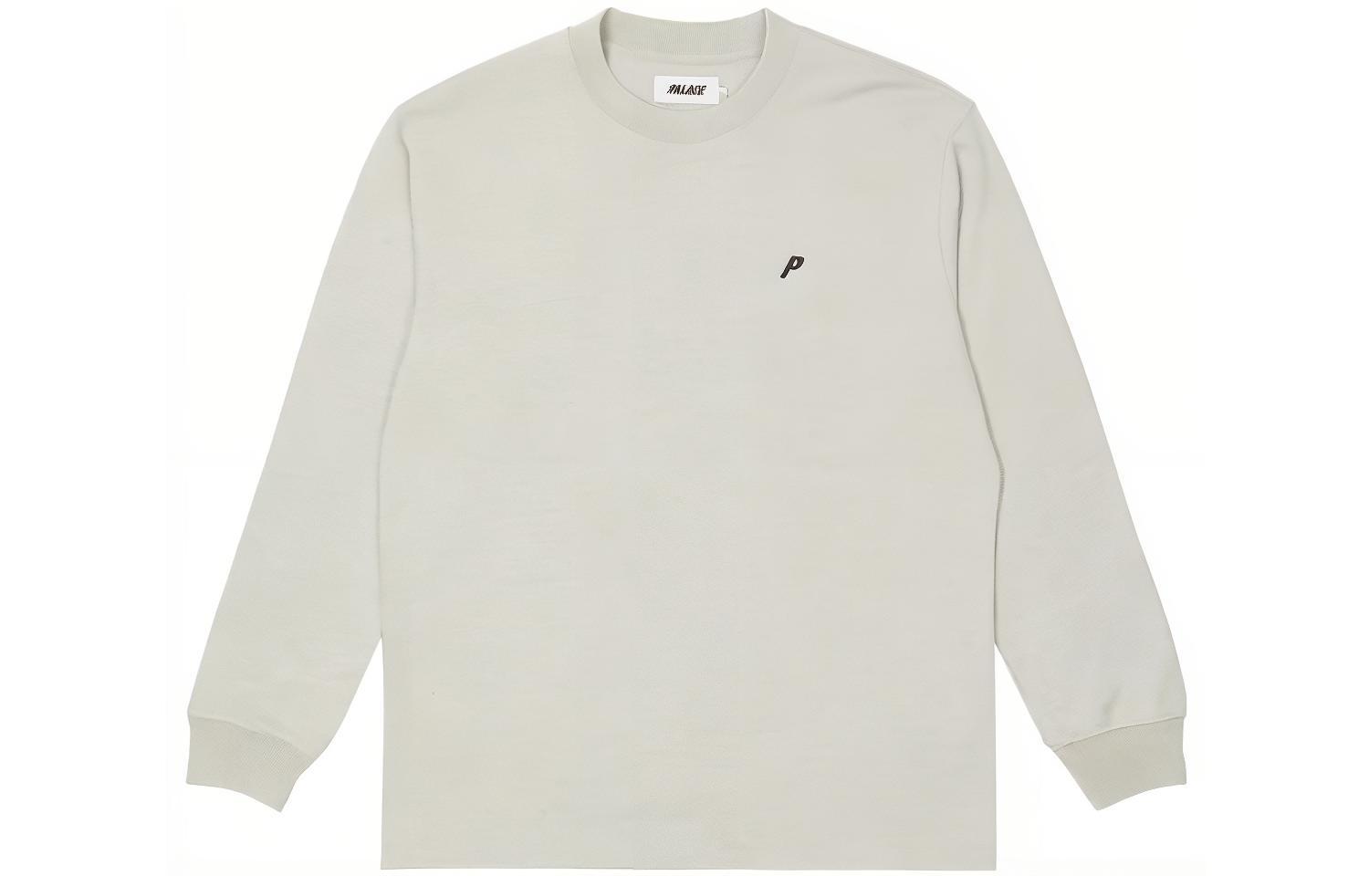 Palace Mock Neck 320 Crew Grey Maal Grey Long-Sleeve Sweater P23ES103
