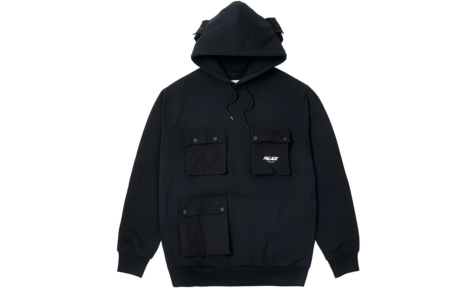 Palace Multi-Pocket Hoodie Black Unisex P20CS045