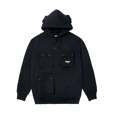 Palace Multi-Pocket Hoodie Black Unisex P20CS045