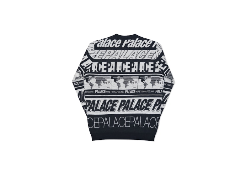 Palace Multi Font Knit Black 圖 2