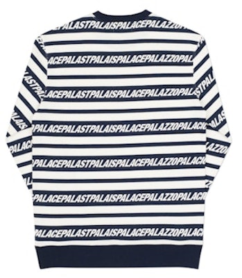 Palace Multi Lingual Crew Navy/White Order Palace Multi Lingual Crew Navy/White