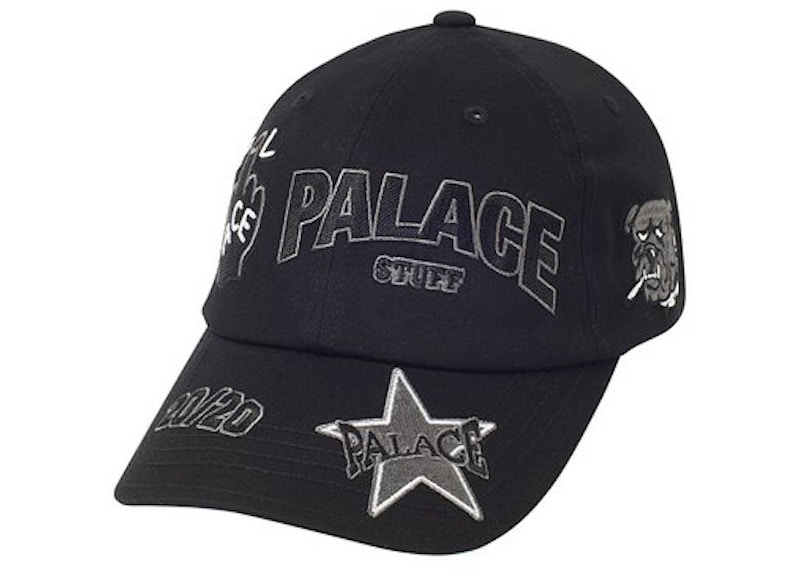 Palace Multi Pack 6-Panel Black