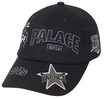 Palace Multi Pack 6-Panel Black Buy Palace Multi Pack 6-Panel Black