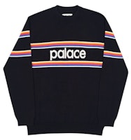 Palace Multi Stripe Knit Black Palace Multi Stripe Knit Black