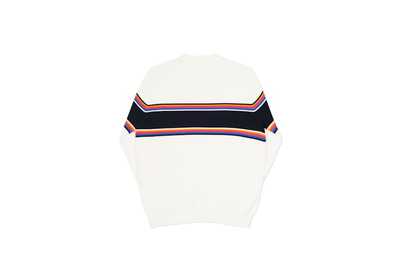 Palace Multi Stripe Knit White 圖 2