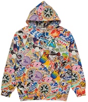 PALACE Multicolor Fun Print Loose Fit Unisex Long Sleeve Sweatshirt. P20CS041 PALACE Multicolor Fun Print Loose Fit Unisex Long Sleeve Sweatshirt. P20CS041