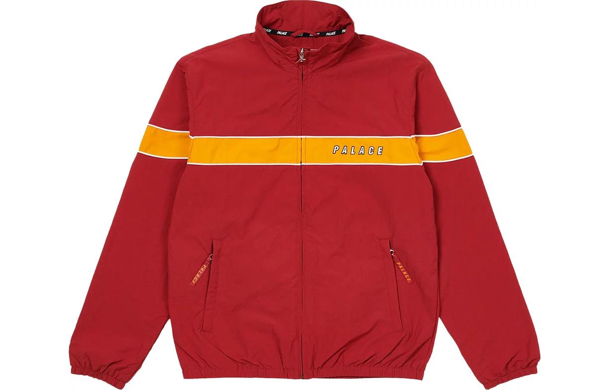 Palace Multicolor Letter Print Casual Jacket Red PAL-SS21-103