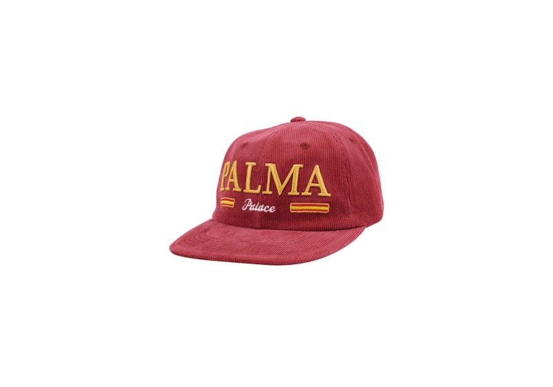 Buy Palace Nice Topi 6-Panel Merah Anggur/Kuning