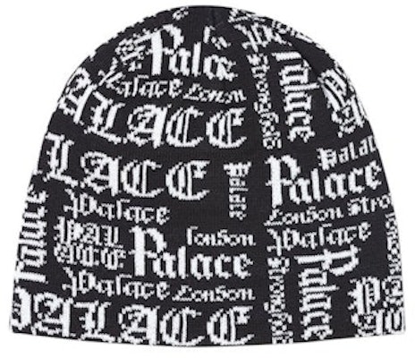 Palace Old P Beanie Black Buy Palace Old P Beanie Black